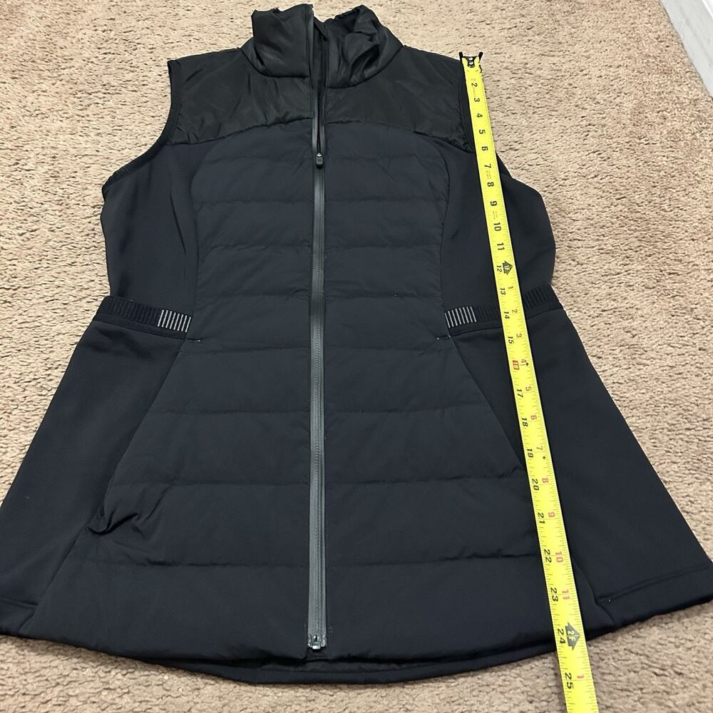 LULULEMON DOWN FOR IT ALL VEST sz 8 CLASSIC BLACK 700-Fill Goose Down Jacket - Picture 2 of 7